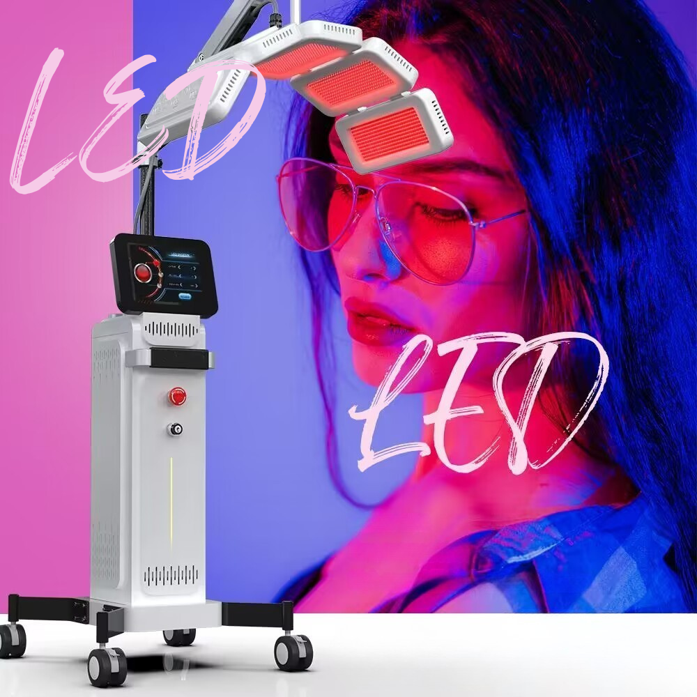 Zabieg LED — sesja fototerapii twarzy